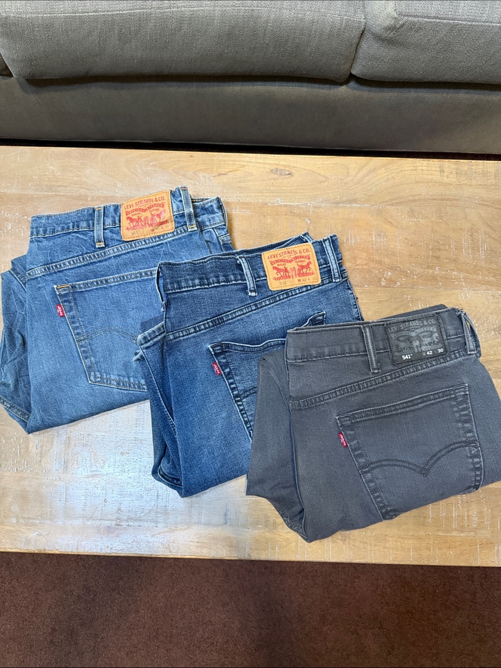 Levi's Men's Straight 541 Jeans bundle